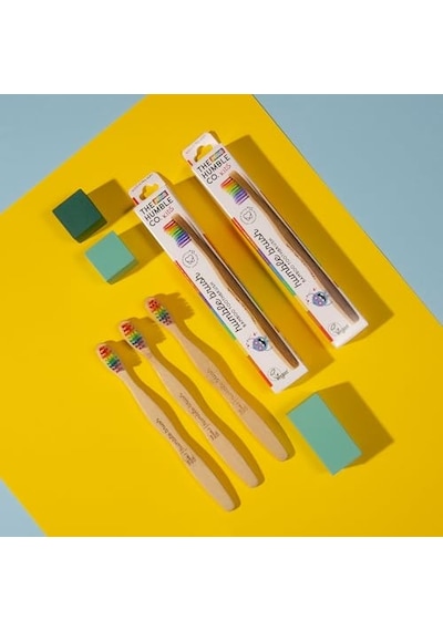 The Humble Co. - Humble Brush Baby Black - Ultra Soft Siyah Bebek Bambu Diş Fırçası Ultra Soft Siyah