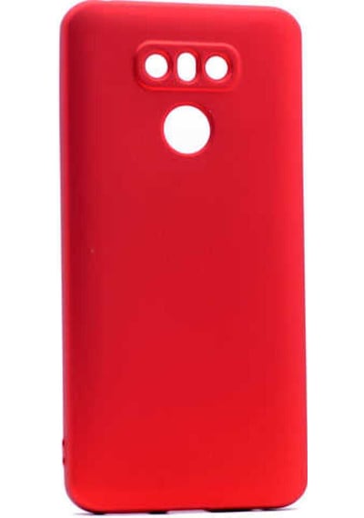 LG Uyumlu G6 Kılıf Zore Premier Silikon Kapak Kırmızı