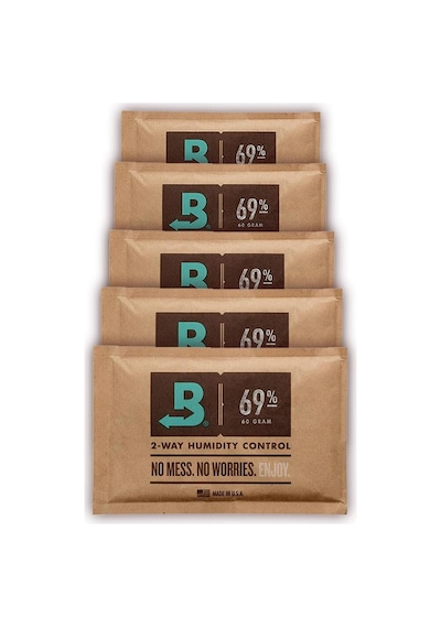Boveda 69 60g Humidor Puro Kutusu Nemlendirici 5li Eco Paket