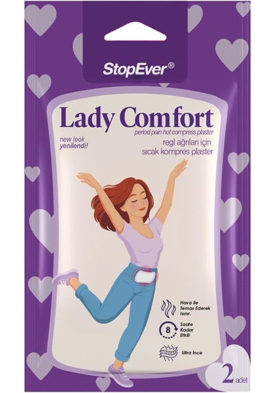 Stopever Lady Adet Ağrıları İçin Isıtıcı Ped 6 X 2 Adet