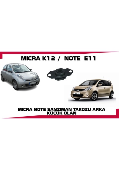Mıcra Note Sanzıman Takozu Arka Küçük Olan