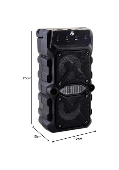 Ilkeshop Bluetooth Hoparlör Çift Mikrofonlu Güçlü Ses Kaliteli Kesintisiz Kablosuz
