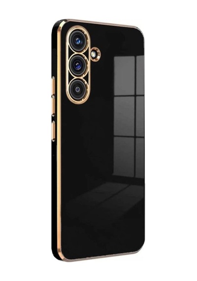 Samsung Galaxy Uyumlu, S24 Fe Kılıf Volet Silikon - Siyah