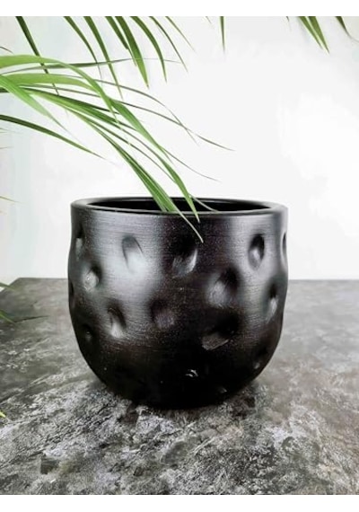 Bitki Tasarımı Ev Dekorasyon Aksesuar Siyah Desenli Toprak Saksı Saksılık Salon Çiçeklik - 19 Cm Çok Renkli Bitki Tasarımı Ev Dekorasyon Aksesuar Siyah Desenli Toprak Saksı Saksılık Salon Çiçeklik - 19 Cm Çok Renkli