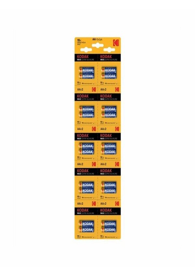 Kodak Süper Alkalin Aa Alkalin Kalem Pil 20'li Paket