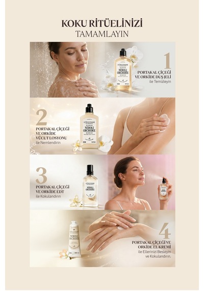 Néroli Orchidée Parfüm, Edt, Kadın, Mandalina, Portakal Çiçeği Ve Vanilya Notaları, 50 Ml Çiçeksi