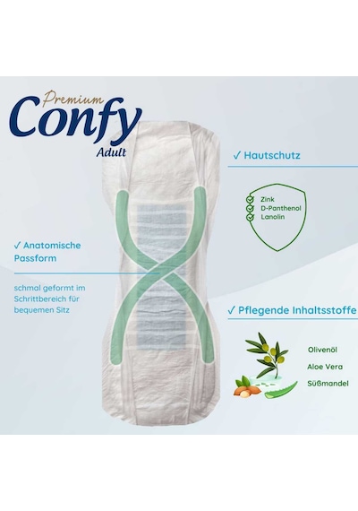 Confy Adult Yetişkin Bezi Medium 30 Adet X 2 Paket