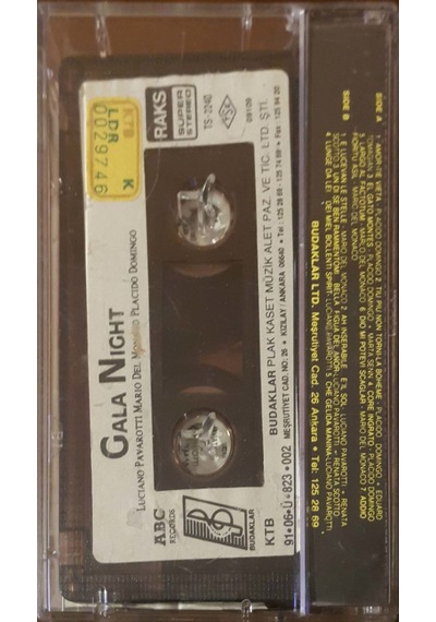 Plak Değildir Kaset Tir Gala Night Vol-1 Kaset