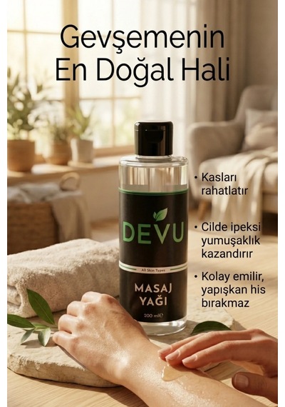 Devu Doğal Masaj Yağı 200 ML