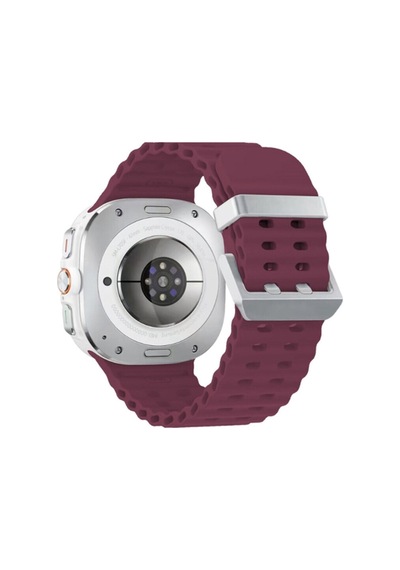 Watch 7 Ultra Kr417 Rug Silikon Kordon - Mor Renk