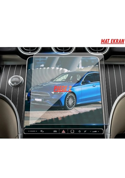 Mercedes S400 Hayalet Ekran Ve Multimedya Uyumlu Set Mat Ekran Koruyucu