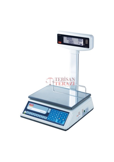 Ege Lcd T Boyun 15 KG x 2 - 5 Gr Fiyat Hesaplamalı Terazi