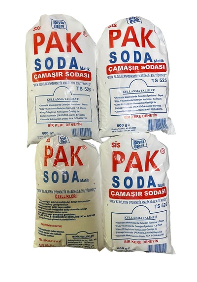 Pak Çamaşır Soda 4 x 600 G