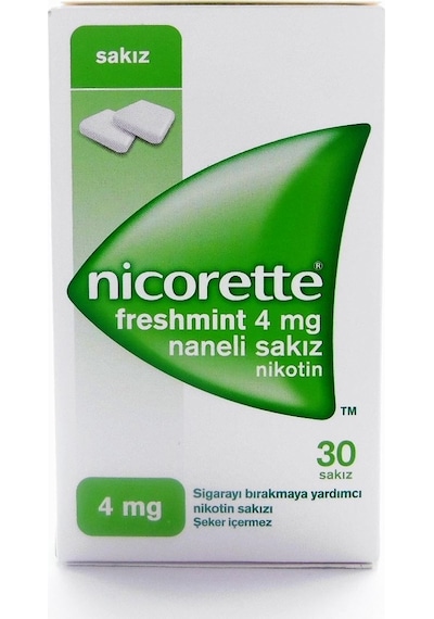 Nicorette Naneli Sakız 30 x 4 MG Nicorette Naneli Sakız 30 x 4 MG