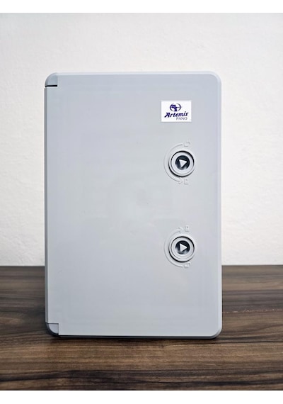 Artemis 20x30x13 Abs Plastik Elektrik Panosu Sigorta Kutusu Çift Kilitli Sağlam Ip65 Alev Almaz