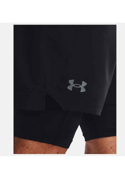 Under Armour Erkek UA Vanish Woven 2’si 1 Arada Şort 1373764-002 Siyah