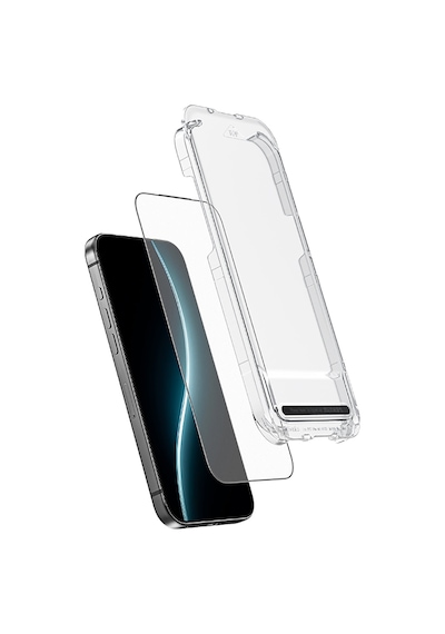 Apple Uyumlu   iPhone 17 Benks Joytouch Mat Oyun Ekran Koruyucu Kolay Uygulama Aparatı Şeffaf