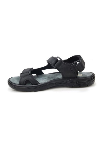 Pisagor Ps-33700 Ortopedik Erkek Sandalet Siyah