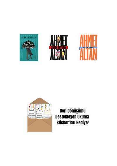 Bir Hayat Bir Hayata Değer + Son Oyun + Aldatmak - Yalnızlığın Özel Tarihi Cep Boy + Okuma Sticker'ları