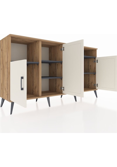 Hyperion Konsol 5 Raflı 4 Kapaklı 176x44x99 Çam-aytaşı/antrasit Çam-aytaşı/antrasit Hyperion Konsol 5 Raflı 4 Kapaklı 176x44x99 Çam-aytaşı/antrasit Çam-aytaşı/antrasit