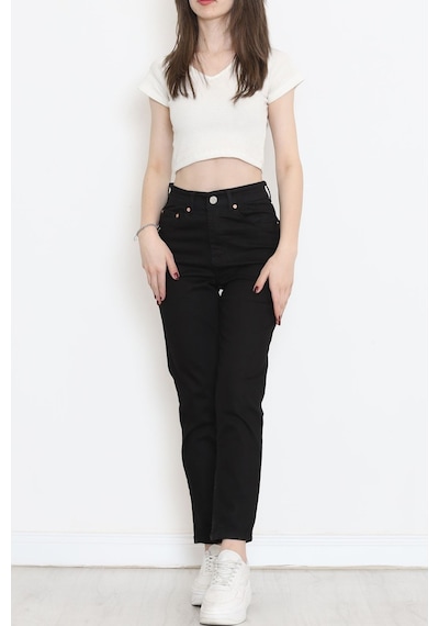 Mokashopin - Boyfriend Kot Pantolon Siyah1 - 18222.1431. 001