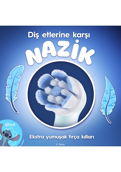 Oral-b İo Çocuk 6+ Stitch Diş Fırçası Yedek Başlığı 4 Adet