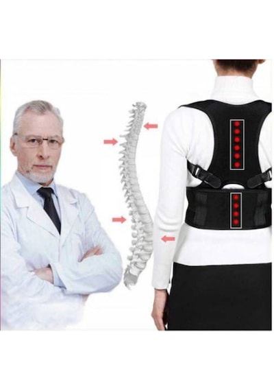 Highconcept Spor Manyetik Bel Koruyucu Korse Kamburluk Dik Duruş Korsesi Dik Duruş Aparatı