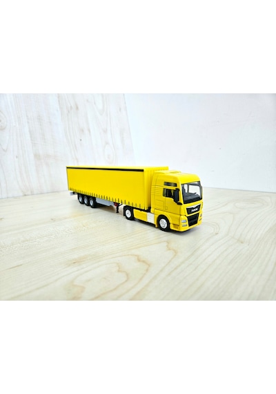 1/64 Ölçek Sarı Man Tgx Tır Maketi 25 Cm Boy