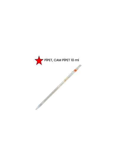 Pipet, 10ml Dereceli Pipet, 10 Ml Pipet Cam Dereceli Pipet