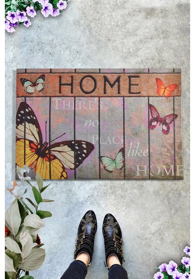 Butterfly 45X70 Cm Iç Ve Dış Kapı Önü Paspası
