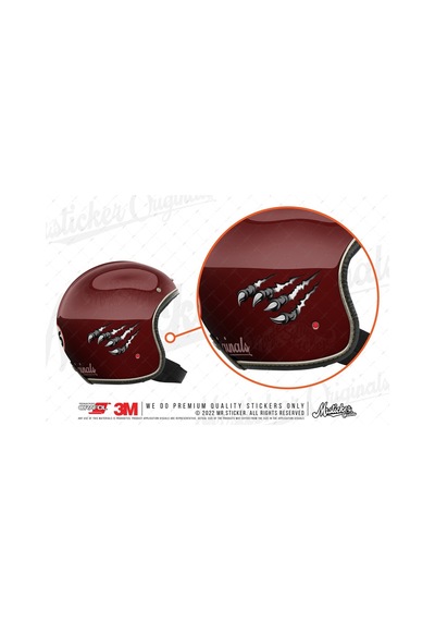 Rfhlm233 Reflektif Pence Izi Etiketi Küçük Boy Simetrik Ikili Set