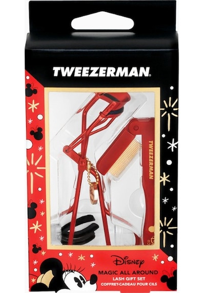 Tweezerman Disney Mickey Minnie Magic All Around Lash Set Kirpik Kıvırıcı Makyaj Fırça Ve Aplikatörleri Kırmızı