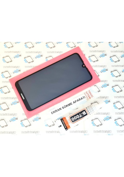 Tkgz - Y7 2019 Lcd Ekran Dokunmatik (Servis)+B-7000 (500201683) Çok Renkli