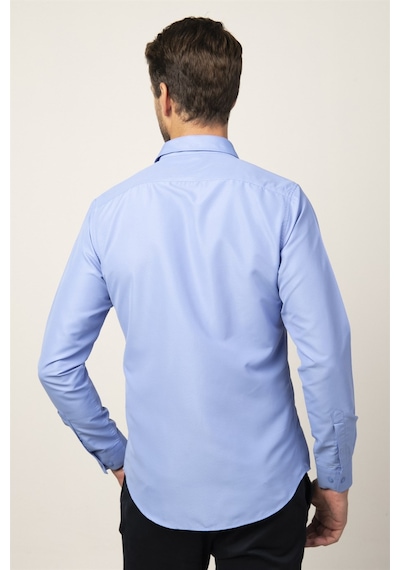 Tudors Slim Fit Uzun Kollu Kolay Ütü Teri Emen Nefes Alan Doku Kravatlık Dört Mevsim Erkek Gömlek Mavi Tudors Slim Fit Uzun Kollu Kolay Ütü Teri Emen Nefes Alan Doku Kravatlık Dört Mevsim Erkek Gömlek Mavi
