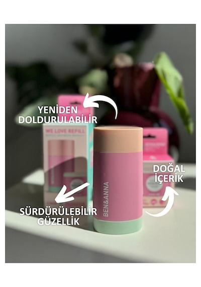 Ben & Anna Love Me Refill Set Kutu Deostick + Yedek Deostick Refill