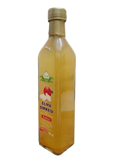 Elma Sirkesi 500 Ml Koruyucusuz Katkısız Doğal Fermente