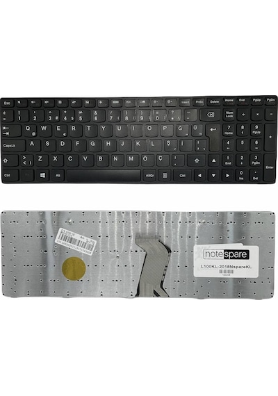 Lenovo İle Uyumlu G500 Type 20236, G500 Type 80a6 Notebook Klavye Siyah Tr