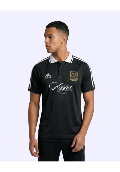 Kappa Kapio Polo Erkek Siyah Regular Forma