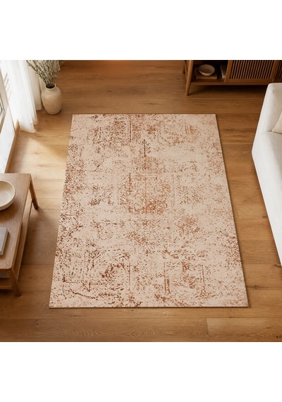 Kartela Halı Sina Halı Jüt Taban Dokuma Halı Bakır - 180 X 270 Cm