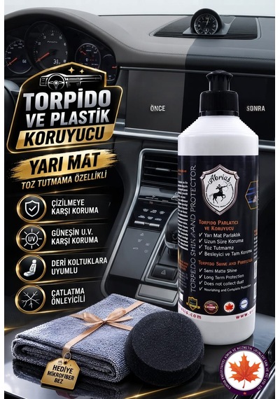 Torpido Parlatıcı Ve Koruyucu Pro 500ml + Bez Ve Sünger Hediye 1 adet