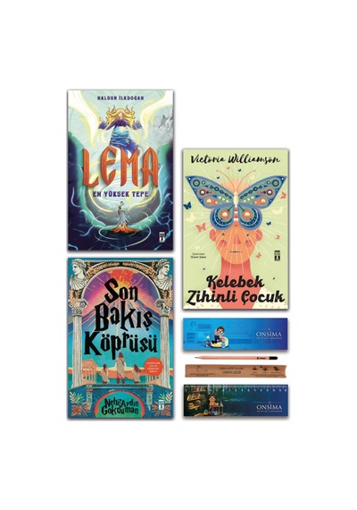 Genç Timaş Kelebek Zihinli Çocuk - Son Bakış Köprüsü - Lema En Yüksek Tepe Set 3 Kitap