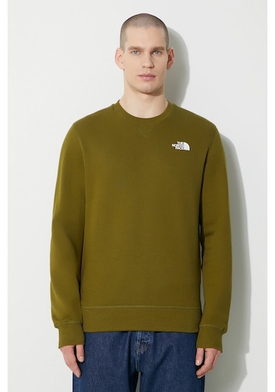 The North Face M Sımple Dome Crew Erkek Sweatshırt Nf0a7x1ıpıb1 Haki