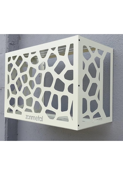 Stone Klima Motoru Gizleme Kafesi Ral 9003 Beyaz 82x55x41 Cm