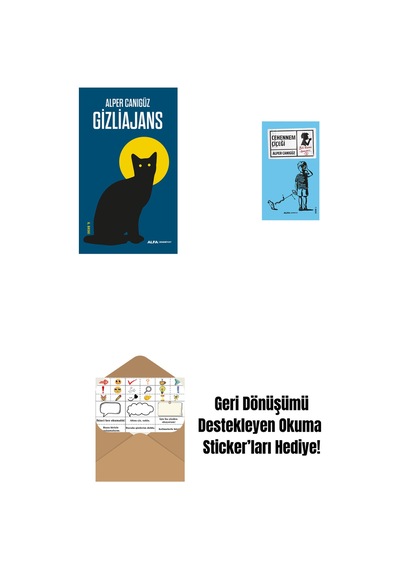 Gizliajans + Cehennem Çiçeği + Okuma Sticker'ları
