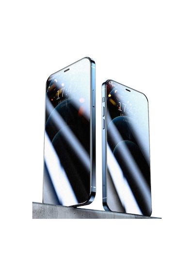 Mobilteam Apple Uyumlu iPhone 14 Pro Rika Premium Privacy Temperli Cam Ekran Koruyucu