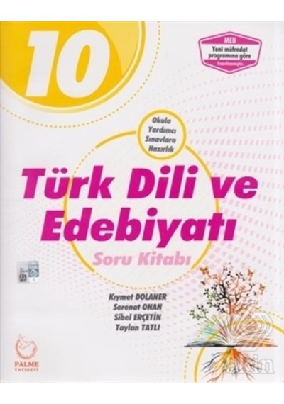 10.Sınıf Türk Dili ve Edebiyatı Soru Kitabı -  Palme Yayınları