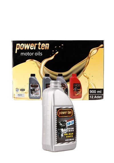 Power Ten Pro 5w30 Motor Yağı 1 Litre + 12 Adet