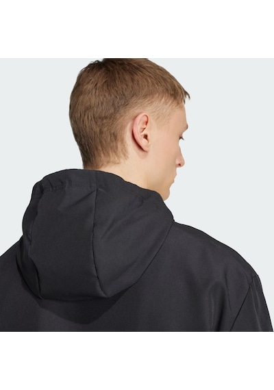 Adidas Tiro 25 Essentials Kanvas Kapüşonlu Erkek Eşofman Üstü Jx2222 Siyah