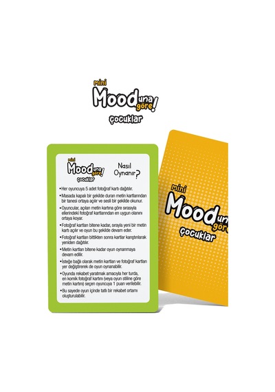 Mooduna Göre Mini - Minikler Çocuklar İçin Kutu & Kart Oyunu