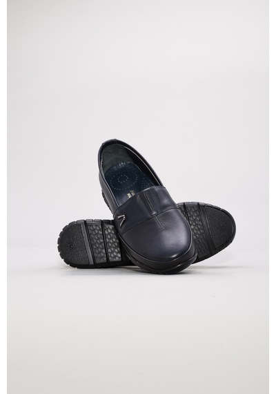 Fast Step Hakiki Deri Kadın Casual Ayakkabı 864za101 Lacivert
